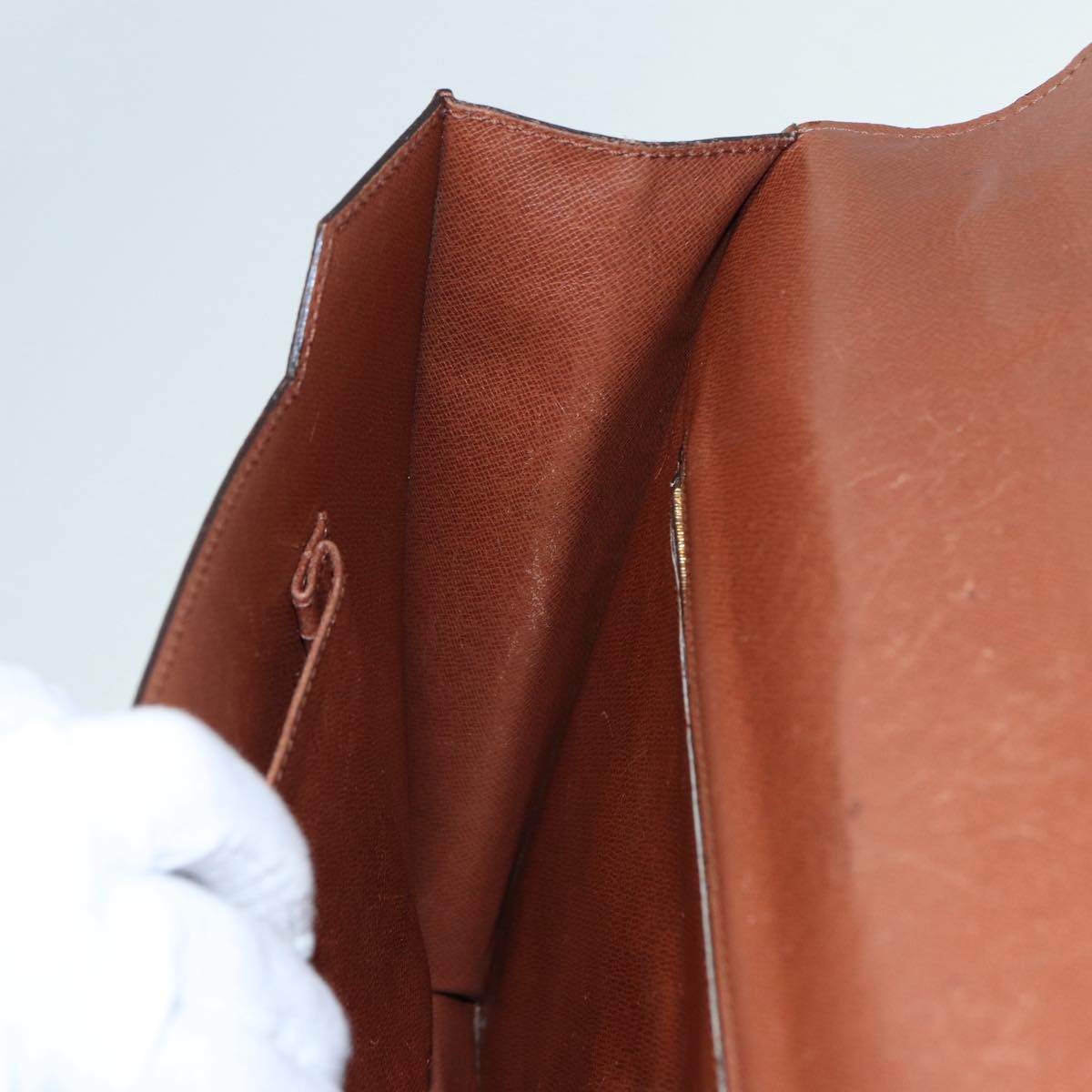 LOUIS VUITTON Monogram Porte Documents Bandouliere Bag M53338 LV 89486