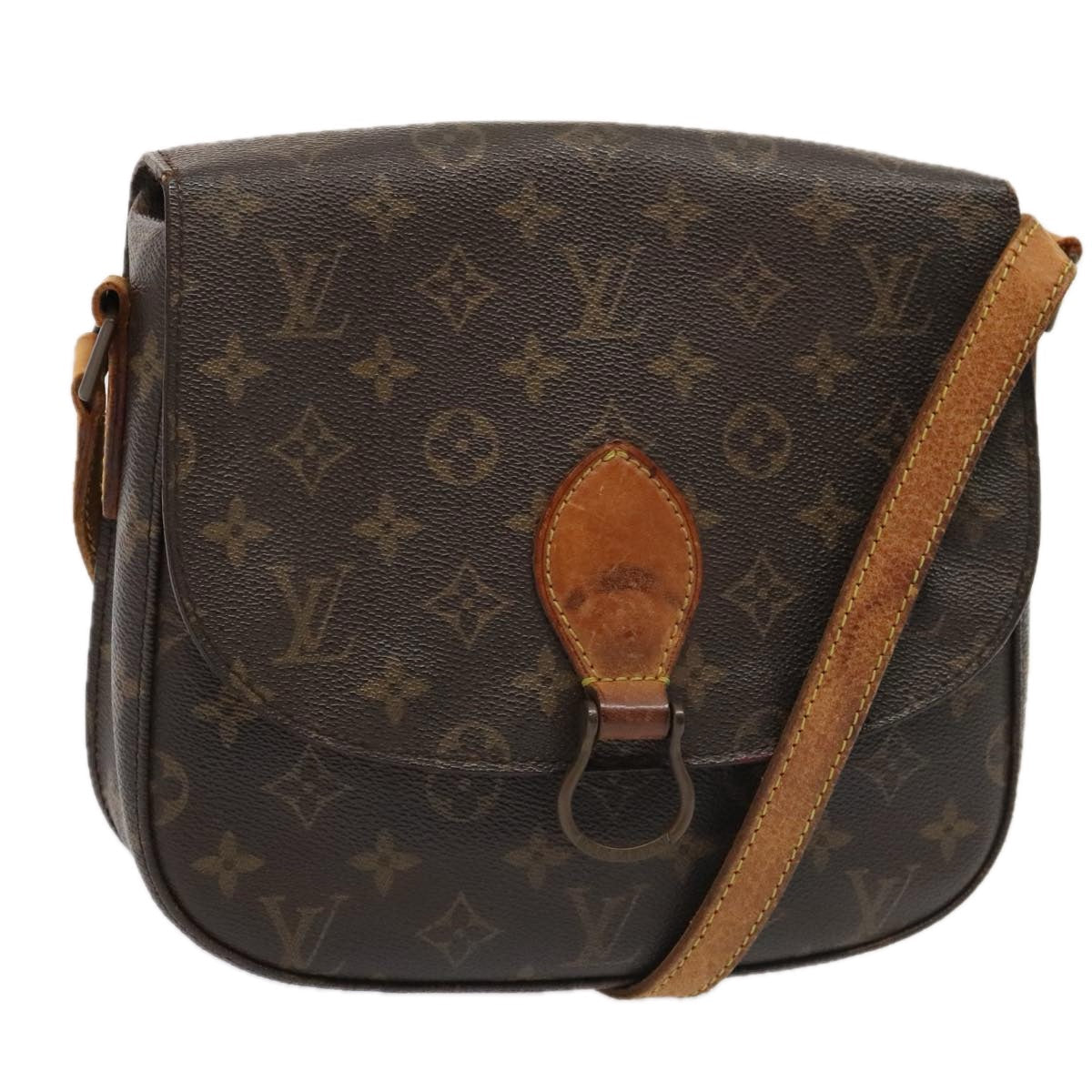 LOUIS VUITTON Monogram Saint Cloud GM Shoulder Bag M51242 LV 89488