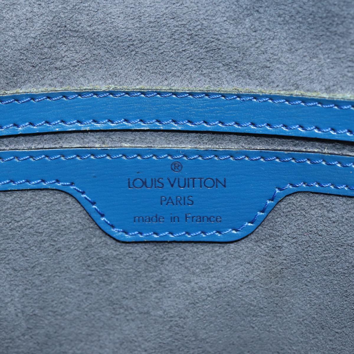 LOUIS VUITTON Epi Saint Jacques Shoulder Bag Blue M52275 LV 89489