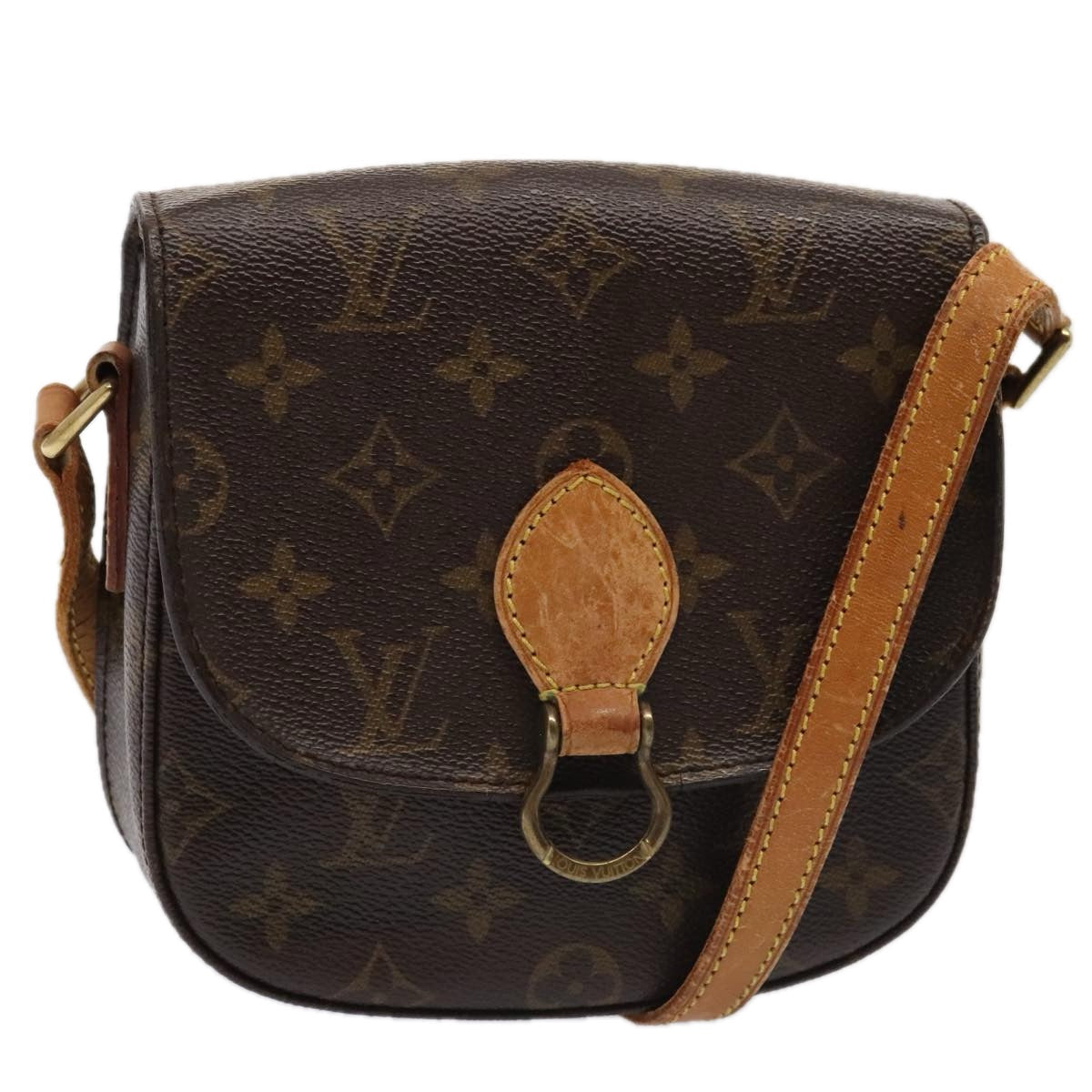 LOUIS VUITTON Monogram Saint Cloud PM Shoulder Bag M51244 LV 89490