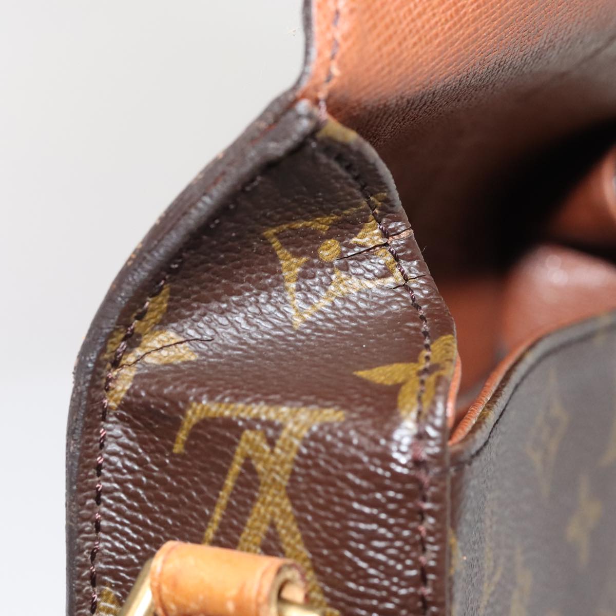 LOUIS VUITTON Monogram Saint Cloud PM Shoulder Bag M51244 LV 89490