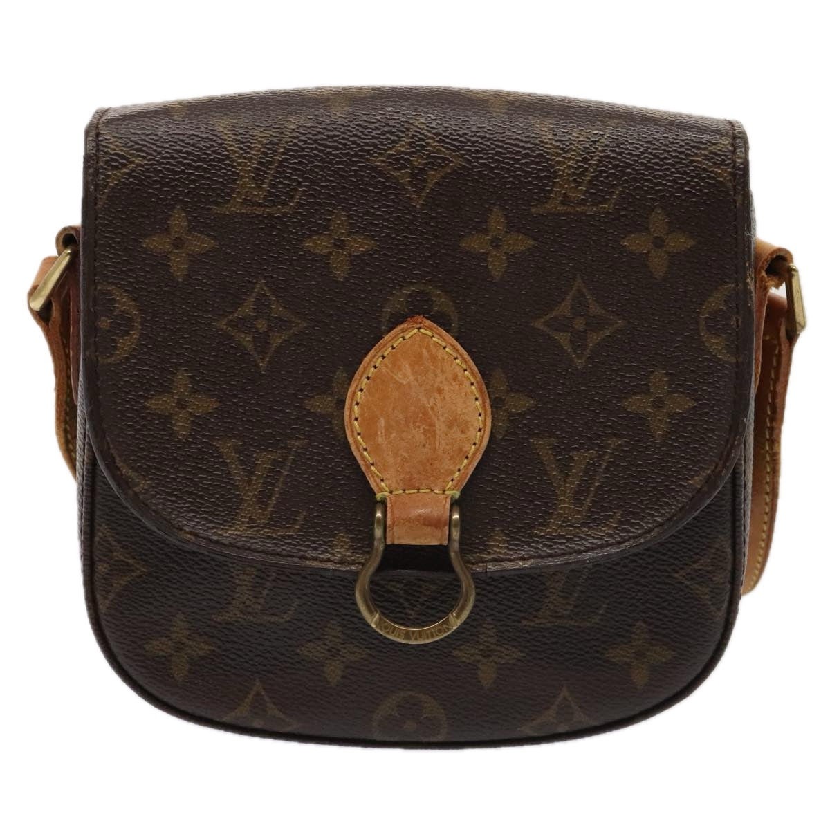 LOUIS VUITTON Monogram Saint Cloud PM Shoulder Bag M51244 LV 89490