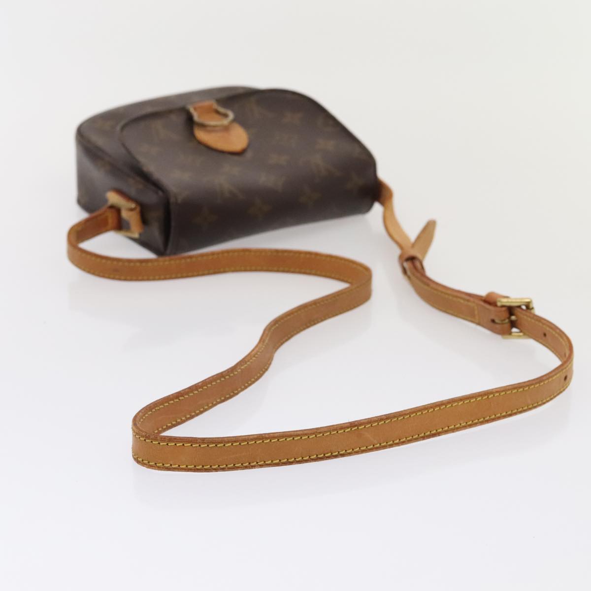 LOUIS VUITTON Monogram Saint Cloud PM Shoulder Bag M51244 LV 89490