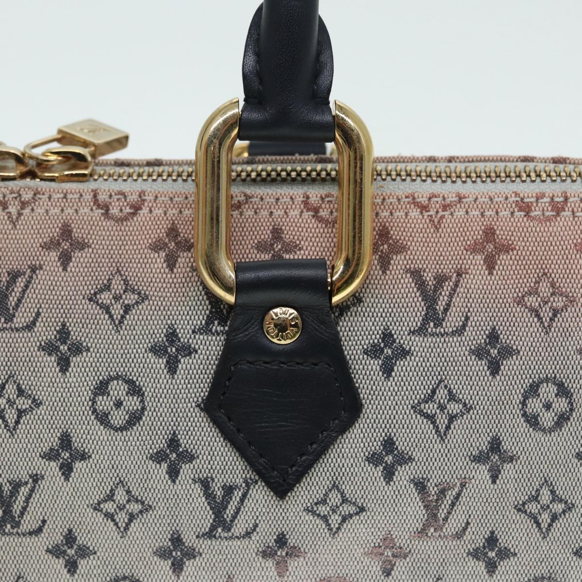 LOUIS VUITTON Monogram Mini Alma Ron Hand Bag Blue M92205 LV 89497