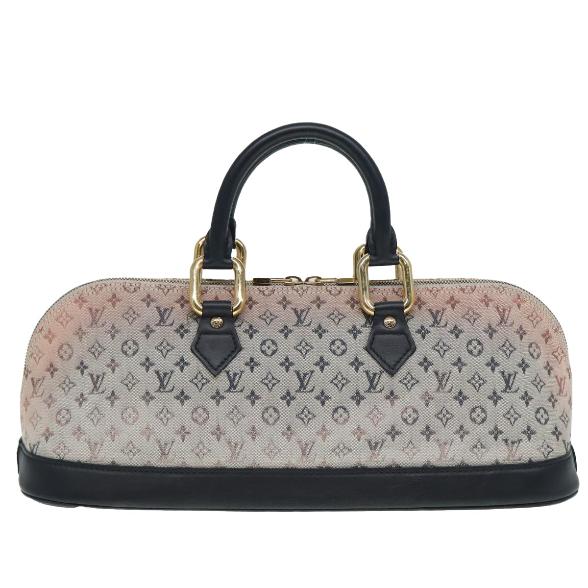 LOUIS VUITTON Monogram Mini Alma Ron Hand Bag Blue M92205 LV 89497
