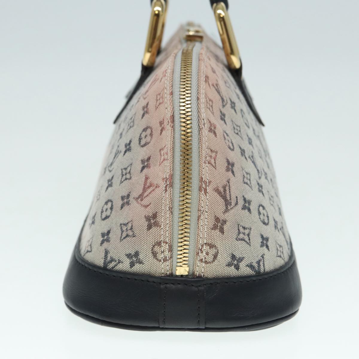 LOUIS VUITTON Monogram Mini Alma Ron Hand Bag Blue M92205 LV 89497