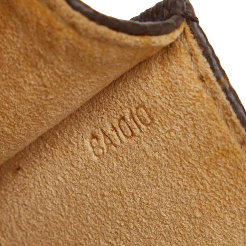Louis Vuitton Monogram Pochette Twin PM Shoulder Bag M51854 Brown PVC Leather  Louis Vuitton