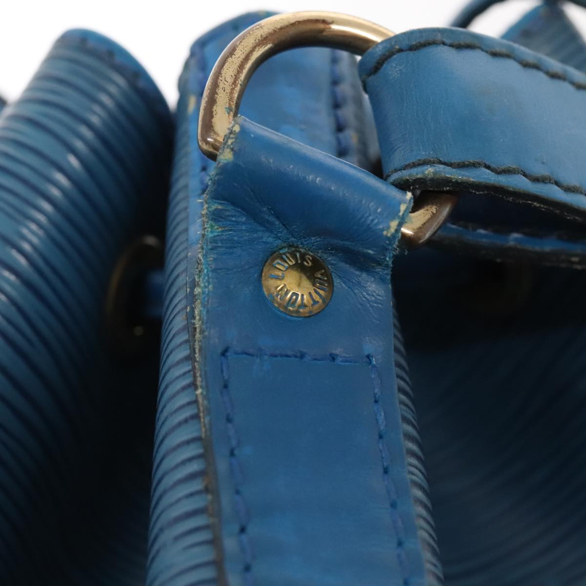 LOUIS VUITTON Epi Noe Shoulder Bag Toledo Blue M44005 LV 89501