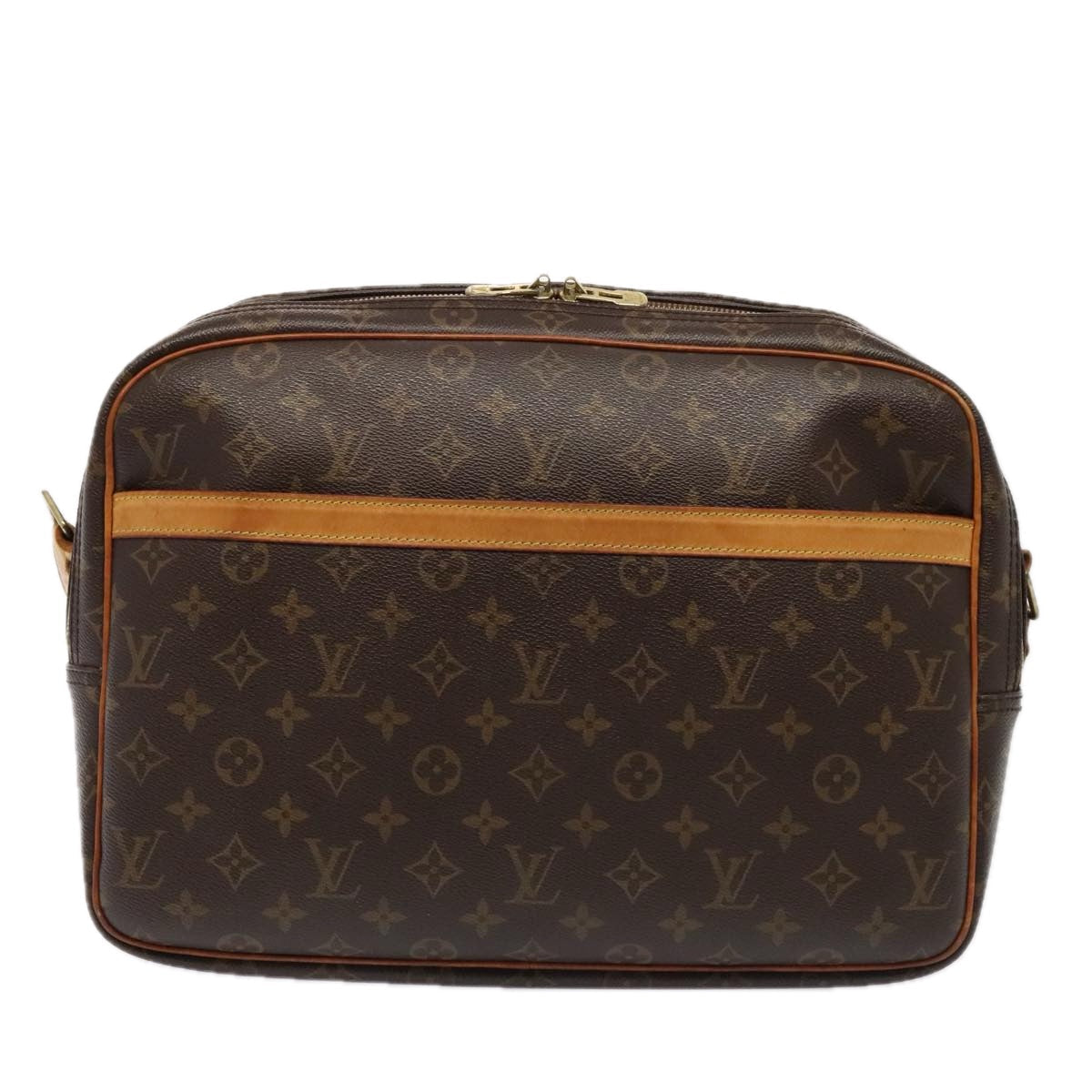 LOUIS VUITTON Monogram Reporter GM Shoulder Bag M45252 LV 89515
