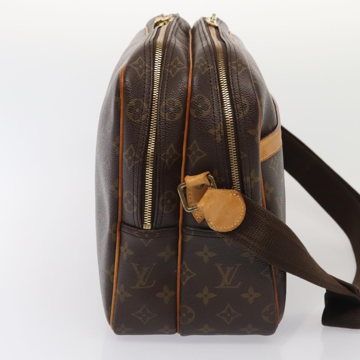LOUIS VUITTON Monogram Reporter GM Shoulder Bag M45252 LV 89515
