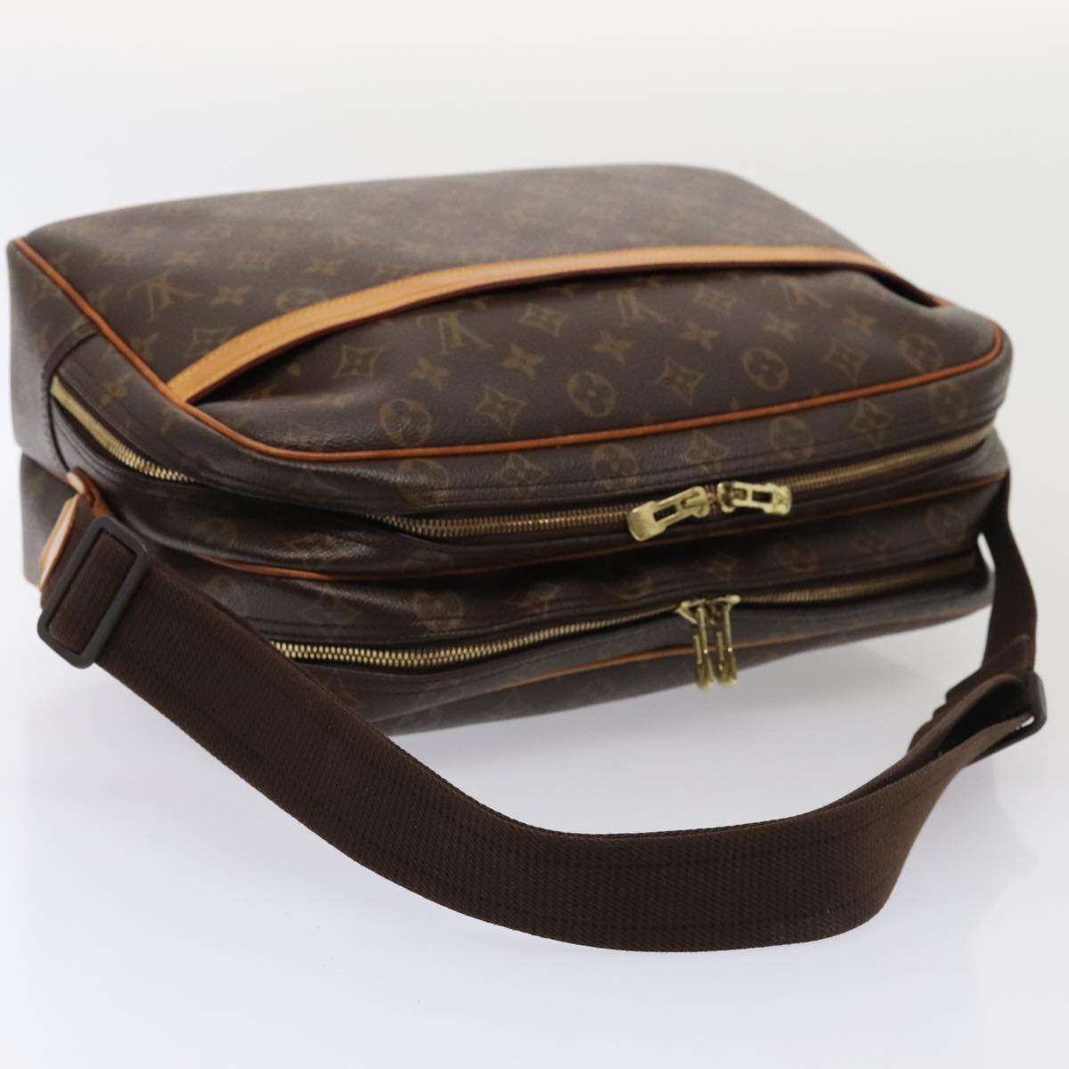 LOUIS VUITTON Monogram Reporter GM Shoulder Bag M45252 LV 89515