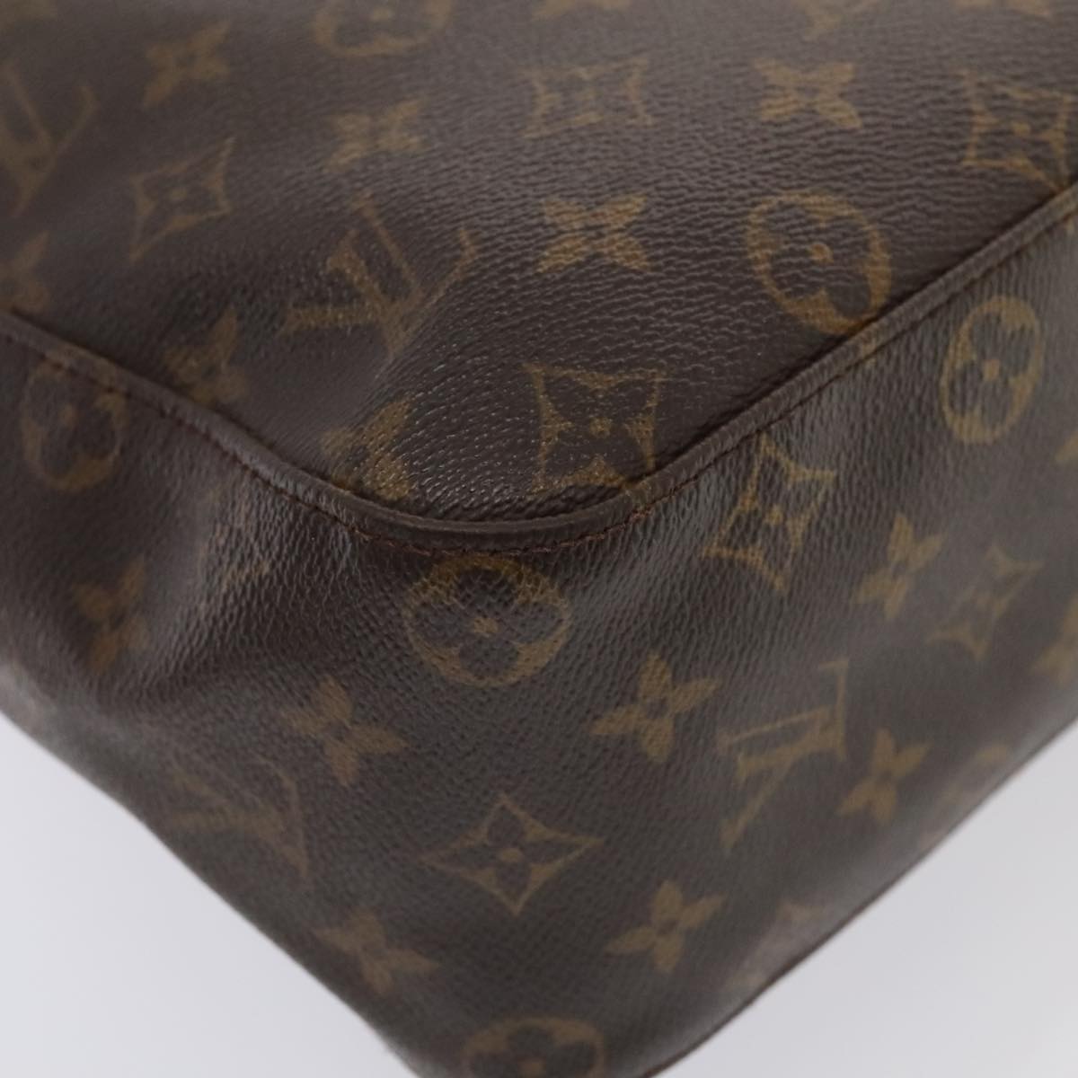 LOUIS VUITTON Monogram Looping GM Shoulder Bag M51145 LV 89517