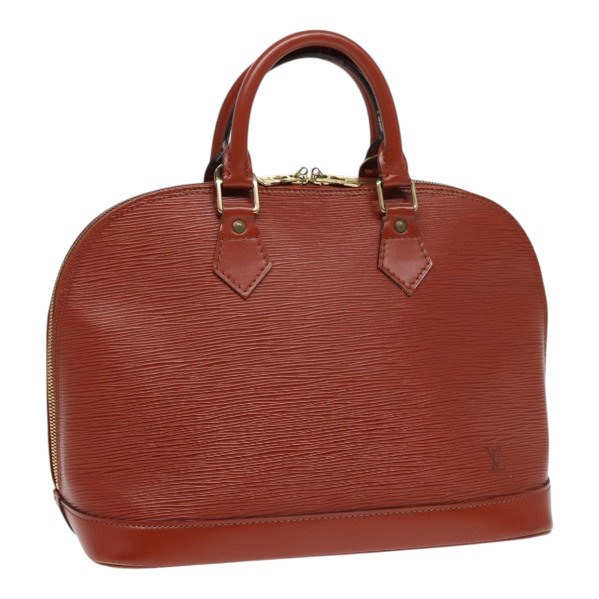 LOUIS VUITTON Epi Alma Hand Bag Brown M5214D LV 89518