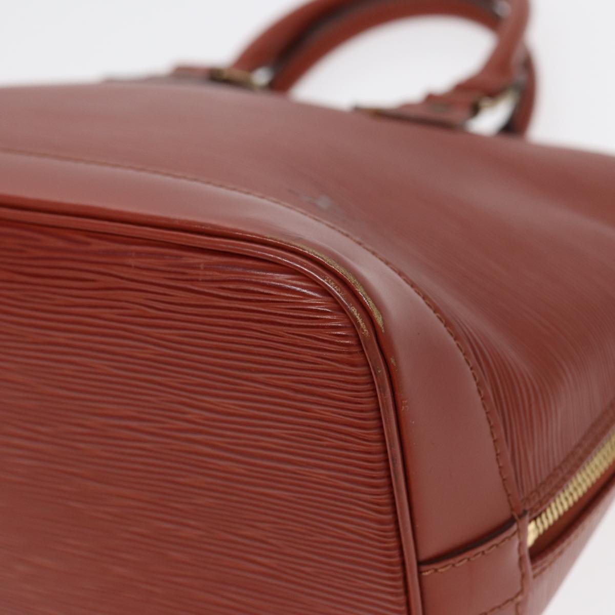 LOUIS VUITTON Epi Alma Hand Bag Brown M5214D LV 89518
