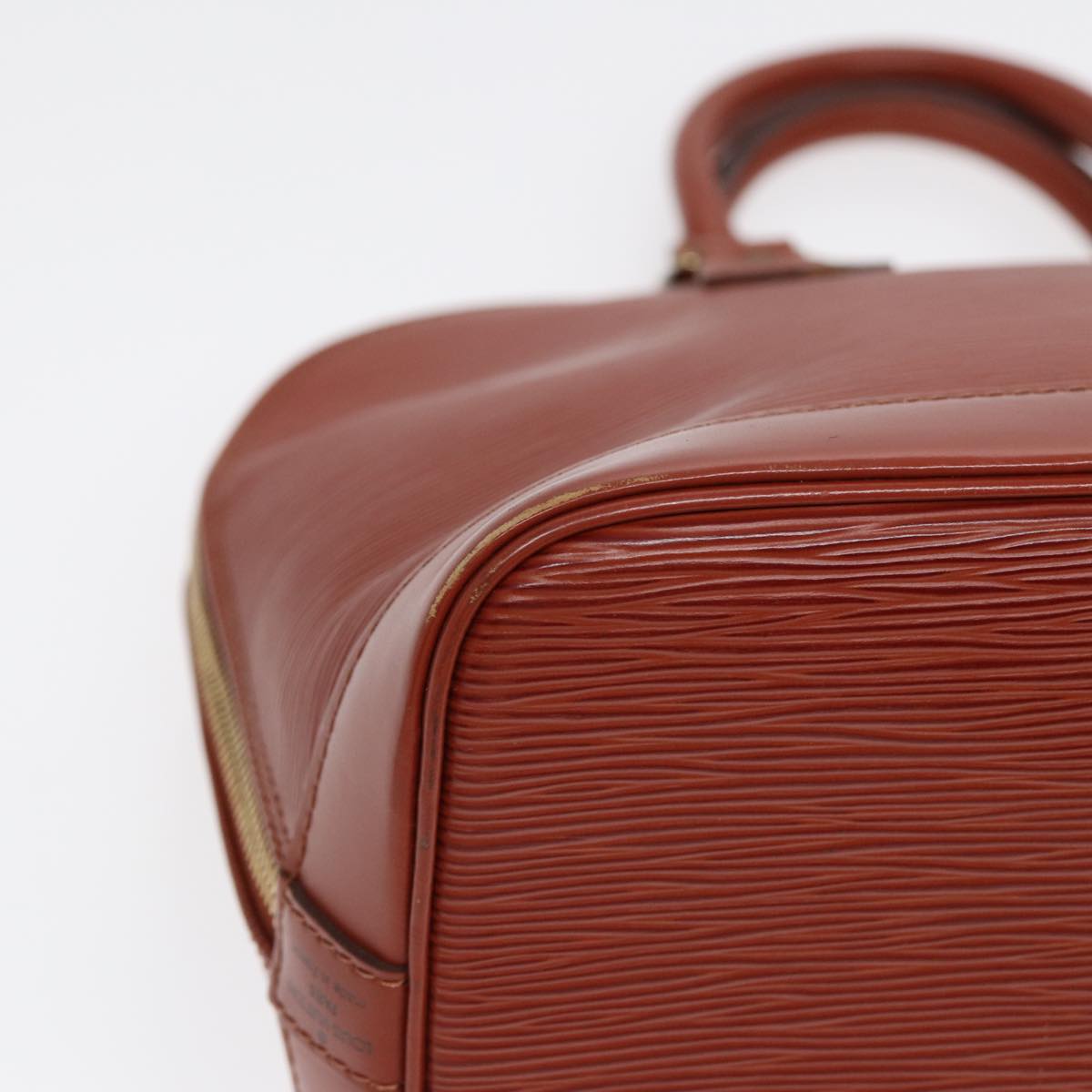 LOUIS VUITTON Epi Alma Hand Bag Brown M5214D LV 89518