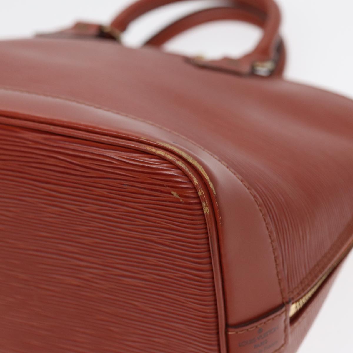 LOUIS VUITTON Epi Alma Hand Bag Brown M5214D LV 89518