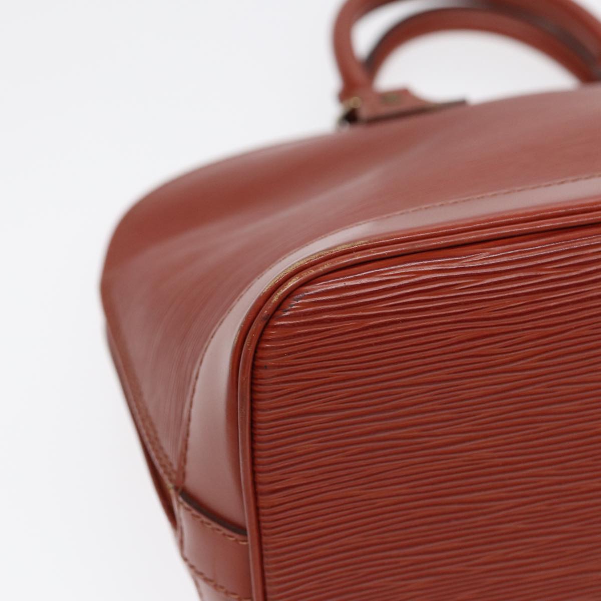 LOUIS VUITTON Epi Alma Hand Bag Brown M5214D LV 89518