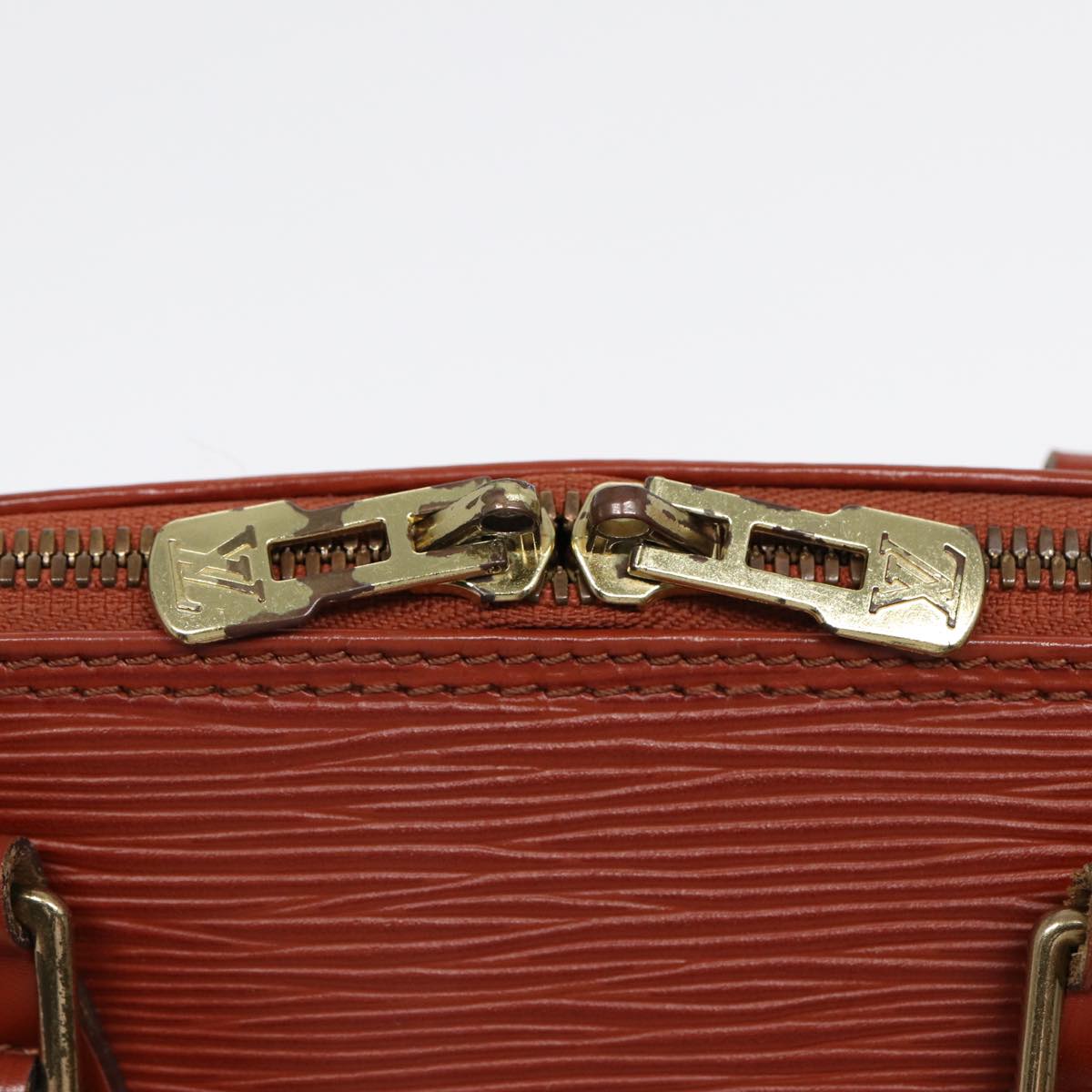 LOUIS VUITTON Epi Alma Hand Bag Brown M5214D LV 89518