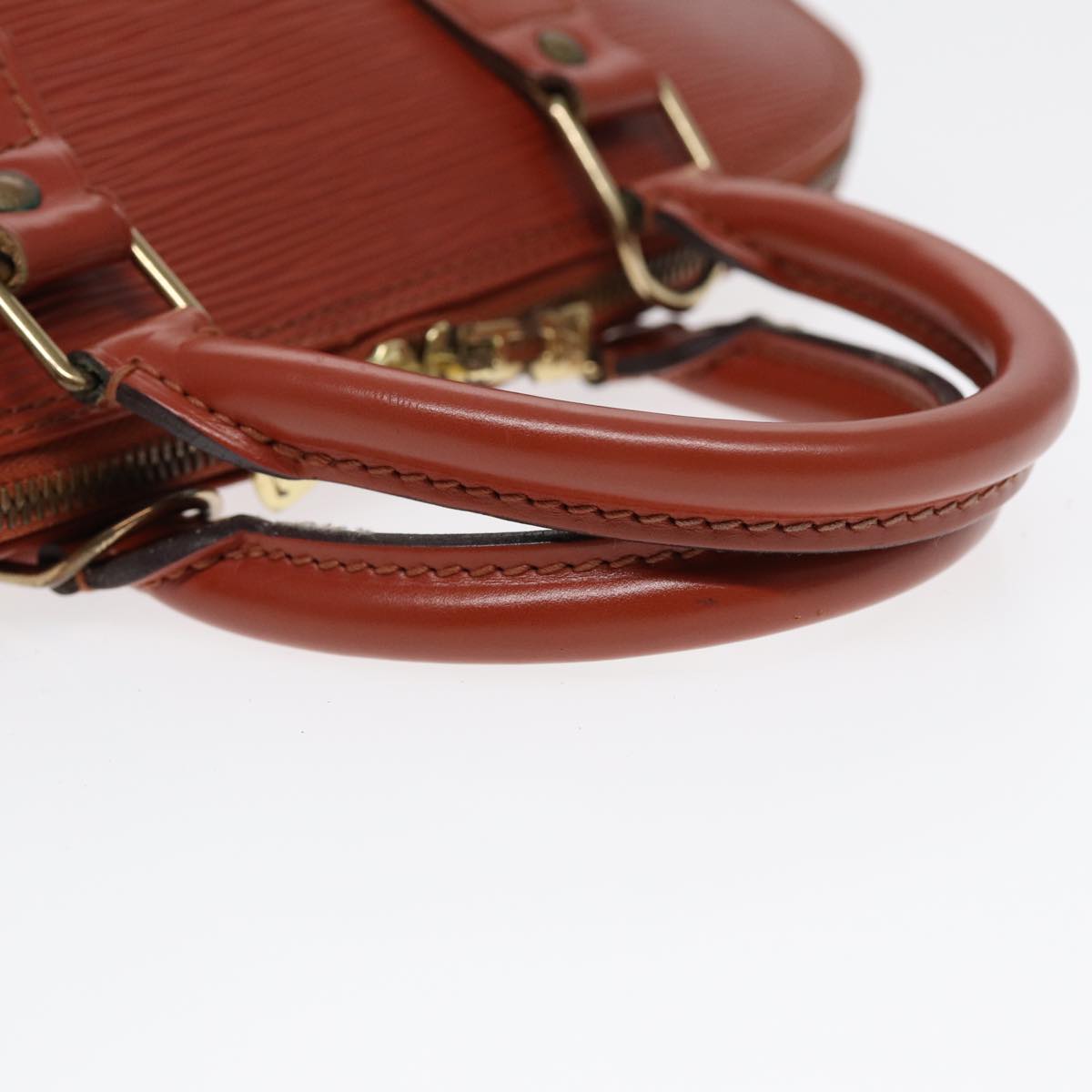 LOUIS VUITTON Epi Alma Hand Bag Brown M5214D LV 89518