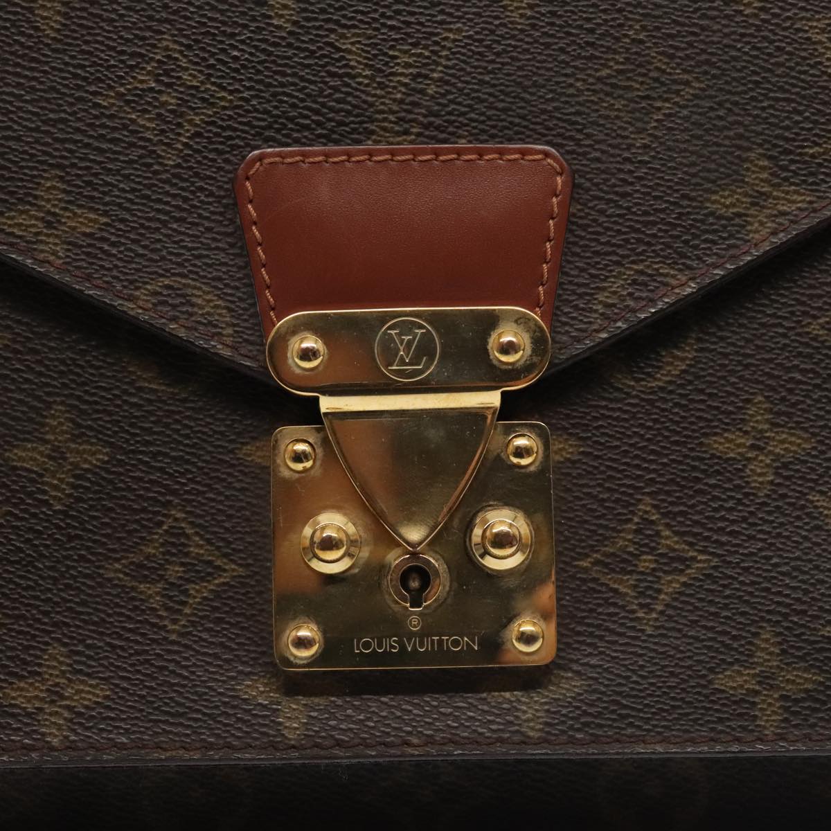 LOUIS VUITTON Monogram Monceau 28 Hand Bag 2way M51185 LV 89530