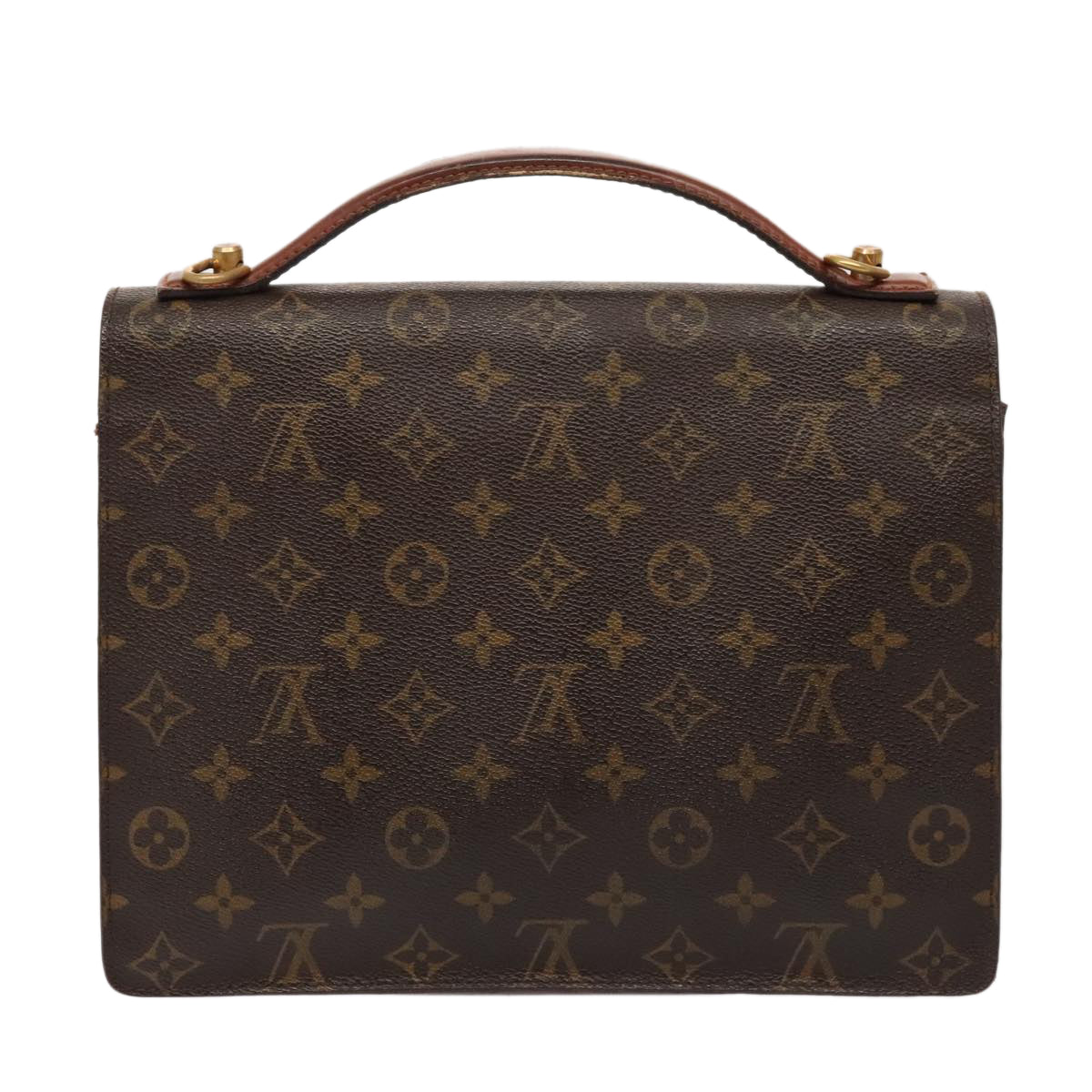 LOUIS VUITTON Monogram Monceau 28 Hand Bag 2way M51185 LV 89530