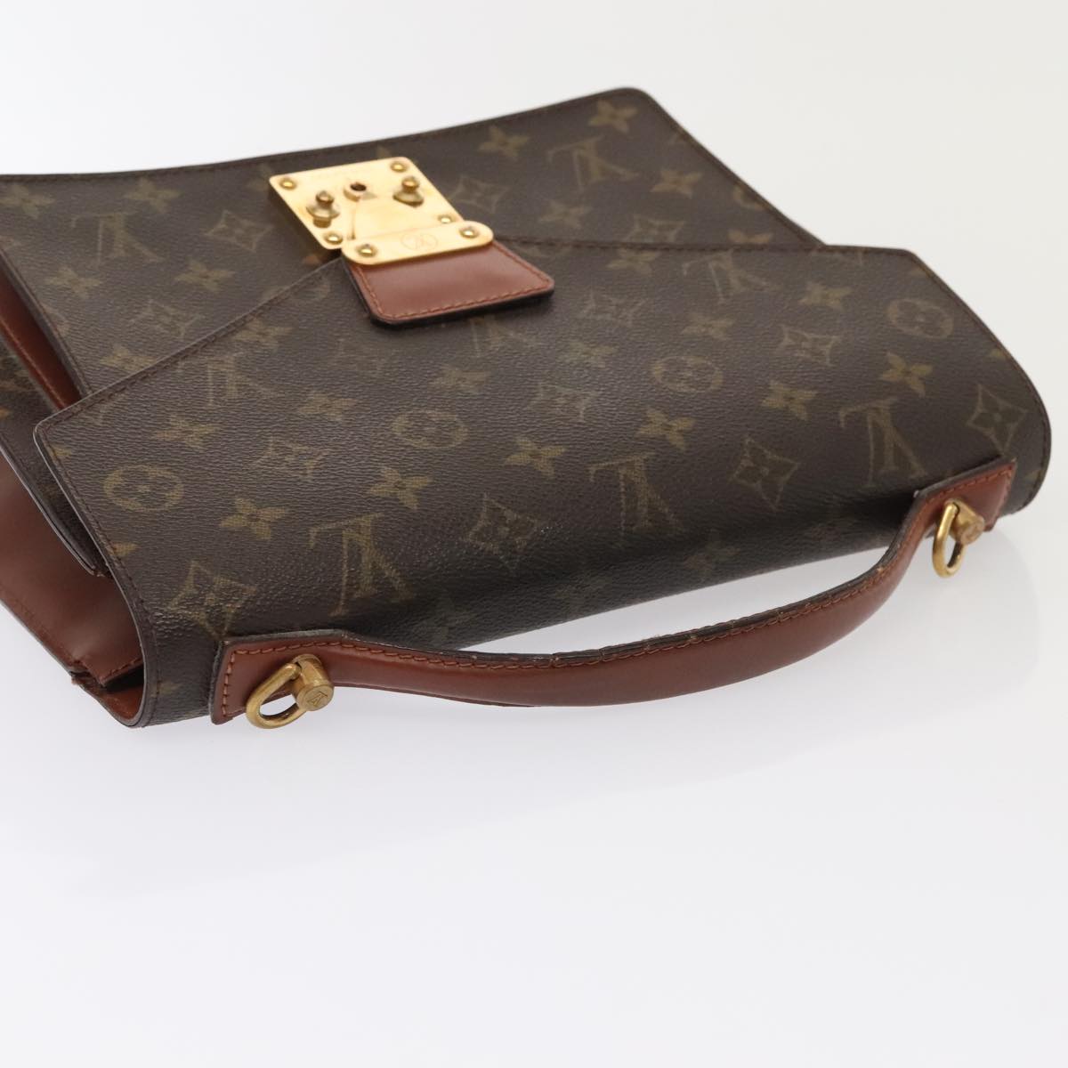 LOUIS VUITTON Monogram Monceau 28 Hand Bag 2way M51185 LV 89530
