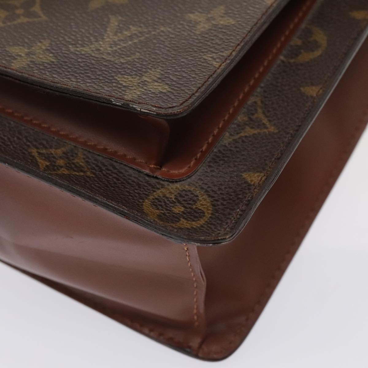 LOUIS VUITTON Monogram Monceau 28 Hand Bag 2way M51185 LV 89530