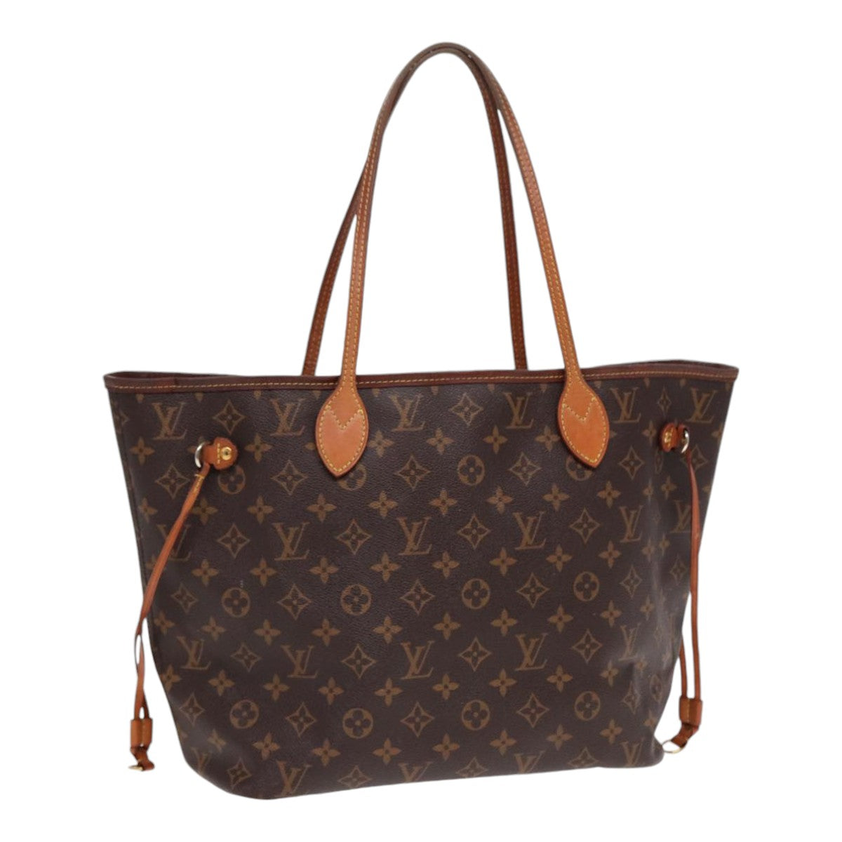 LOUIS VUITTON Monogram Neverfull MM Tote Bag M40156 LV 89533