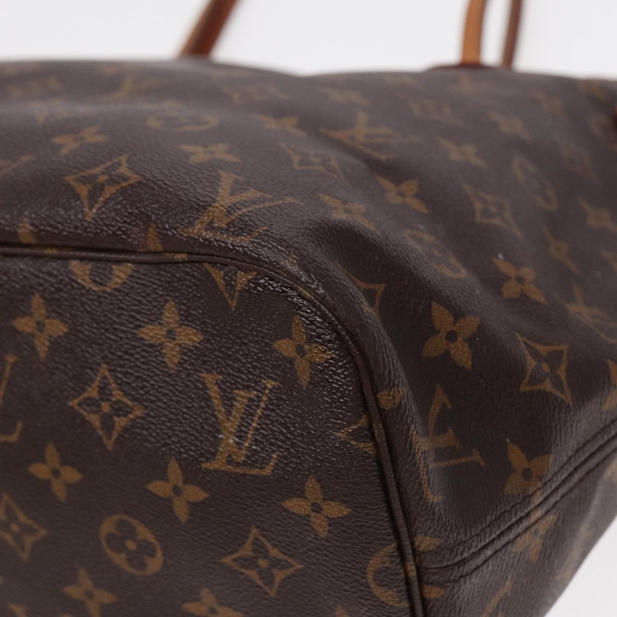 LOUIS VUITTON Monogram Neverfull MM Tote Bag M40156 LV 89533