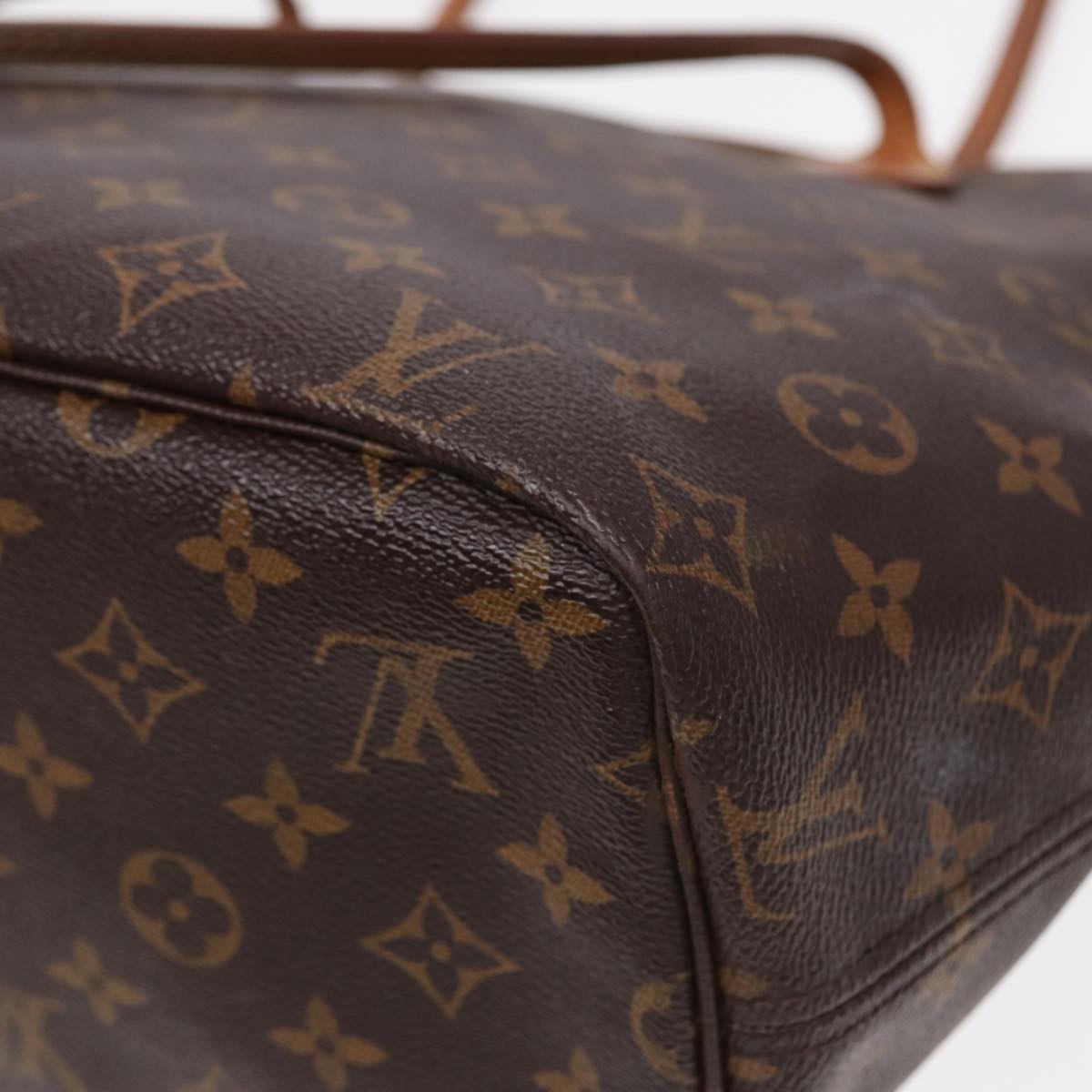 LOUIS VUITTON Monogram Neverfull MM Tote Bag M40156 LV 89533