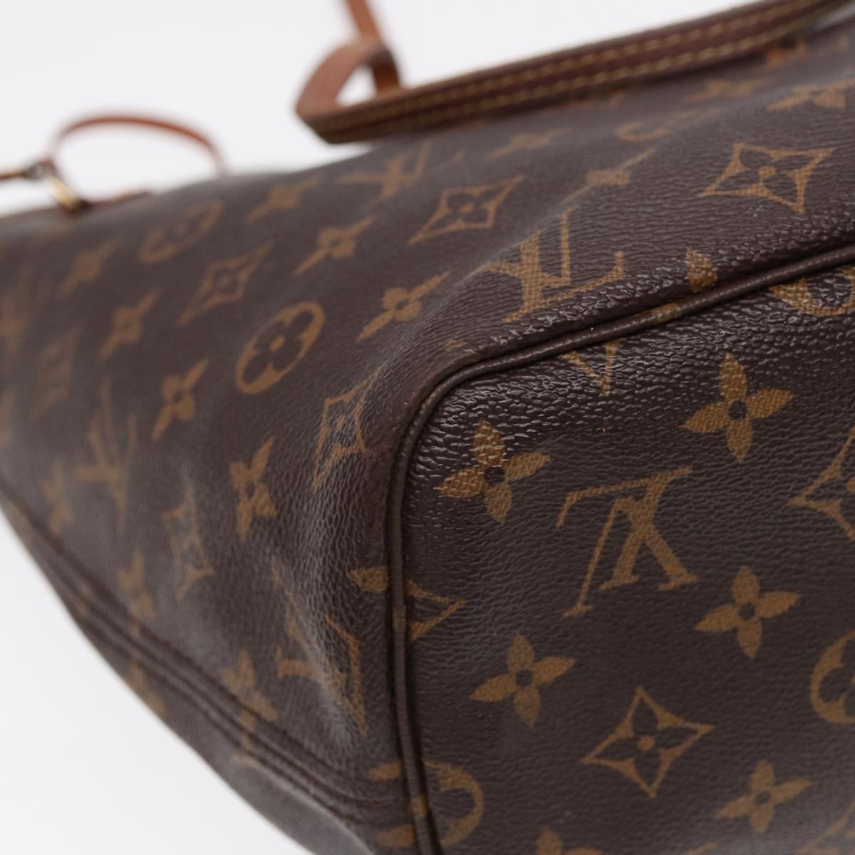 LOUIS VUITTON Monogram Neverfull MM Tote Bag M40156 LV 89533
