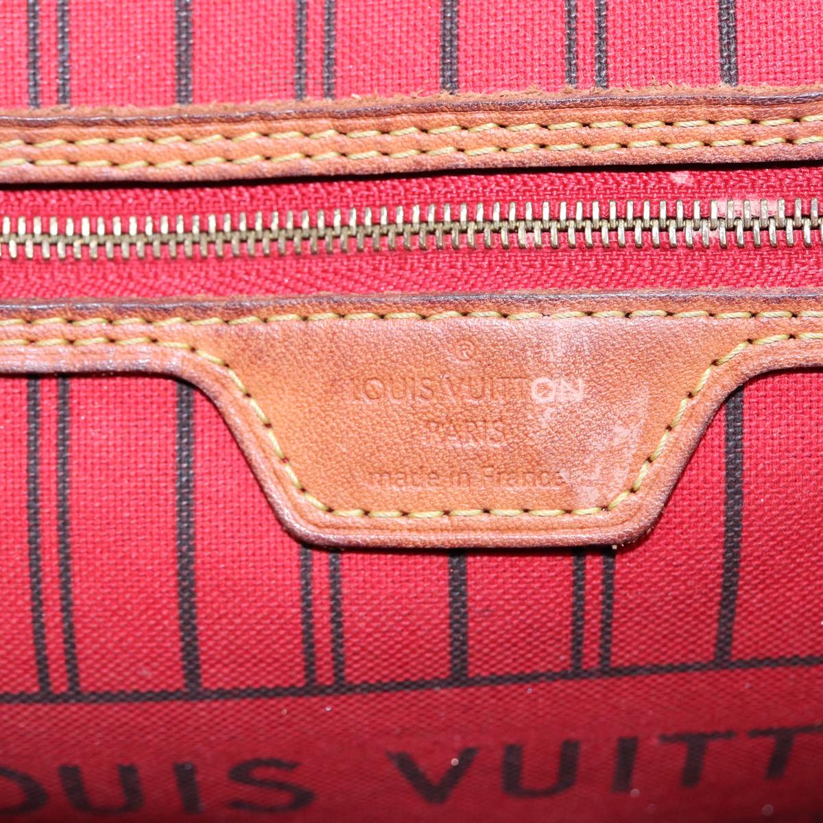 LOUIS VUITTON Monogram Neverfull MM Tote Bag M40156 LV 89533