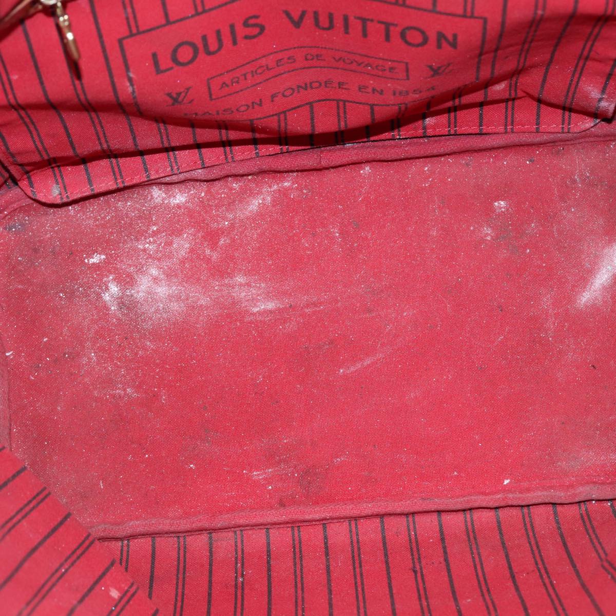 LOUIS VUITTON Monogram Neverfull MM Tote Bag M40156 LV 89533