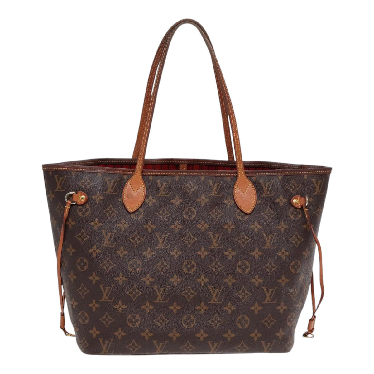 LOUIS VUITTON Monogram Neverfull MM Tote Bag M40156 LV 89533