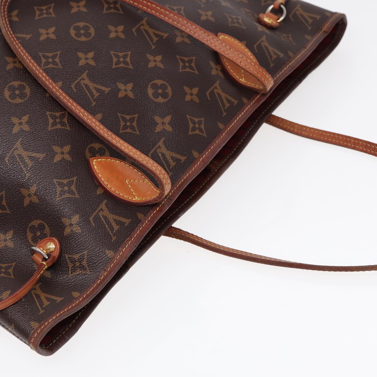 LOUIS VUITTON Monogram Neverfull MM Tote Bag M40156 LV 89533