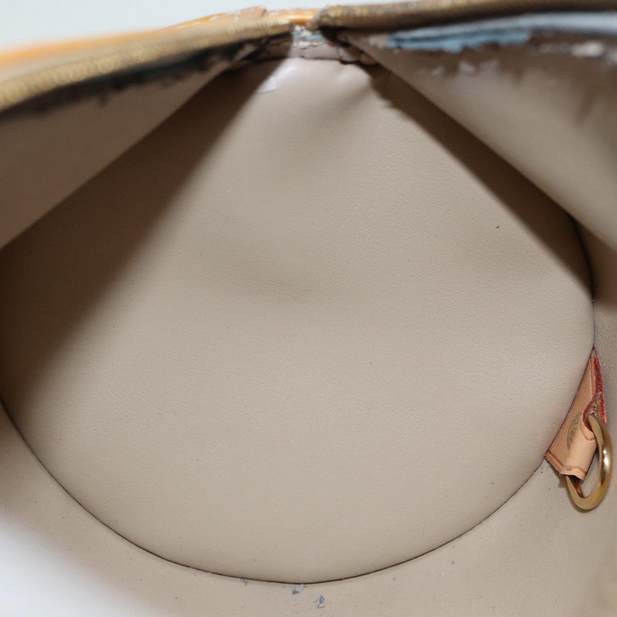 LOUIS VUITTON Monogram Vernis Bedford Hand Bag Beige M91006 LV 89536