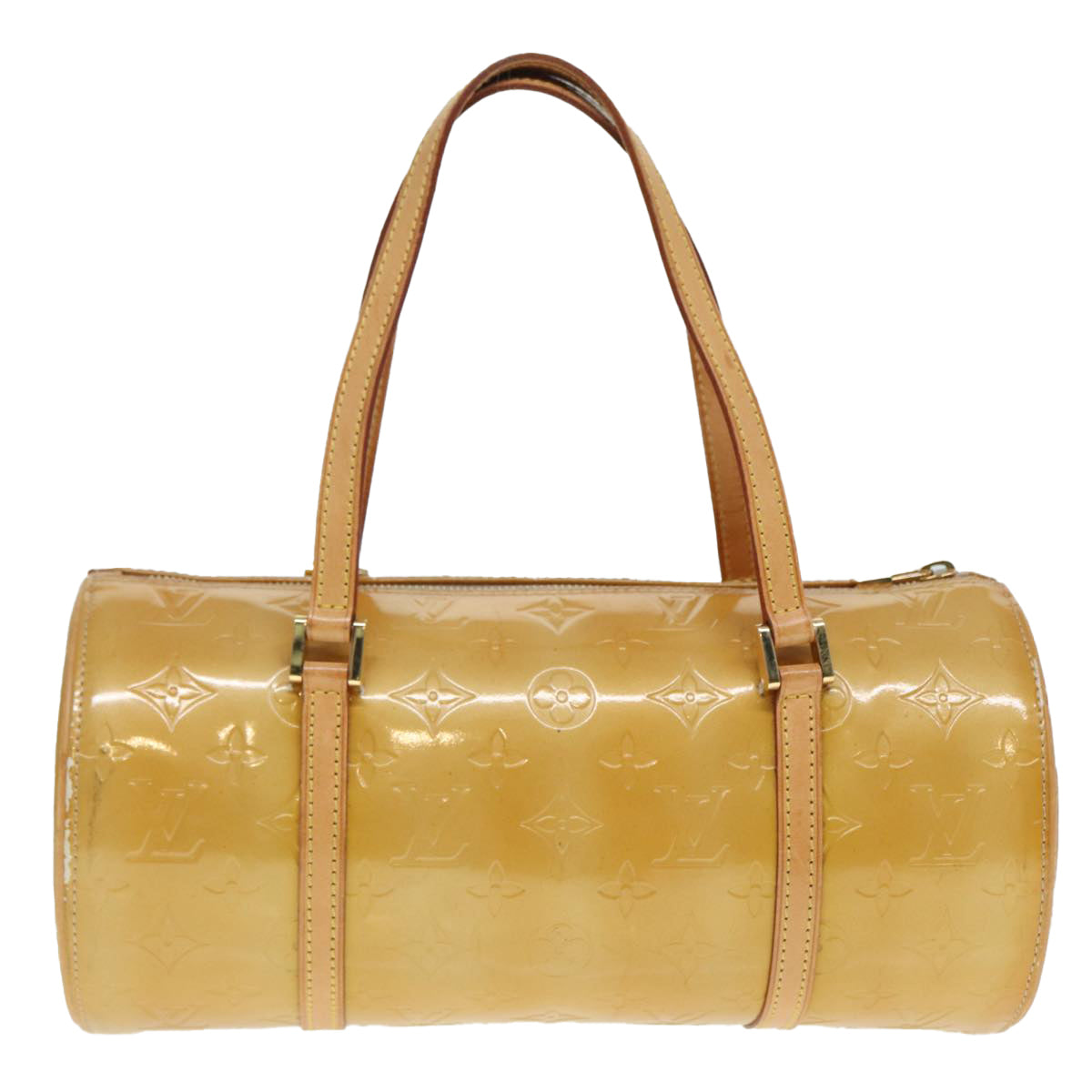 LOUIS VUITTON Monogram Vernis Bedford Hand Bag Beige M91006 LV 89536