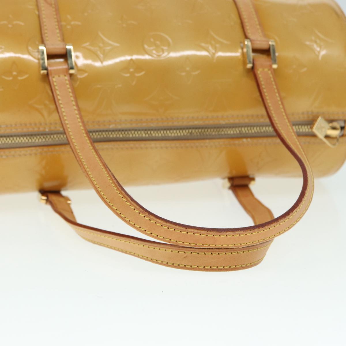 LOUIS VUITTON Monogram Vernis Bedford Hand Bag Beige M91006 LV 89536