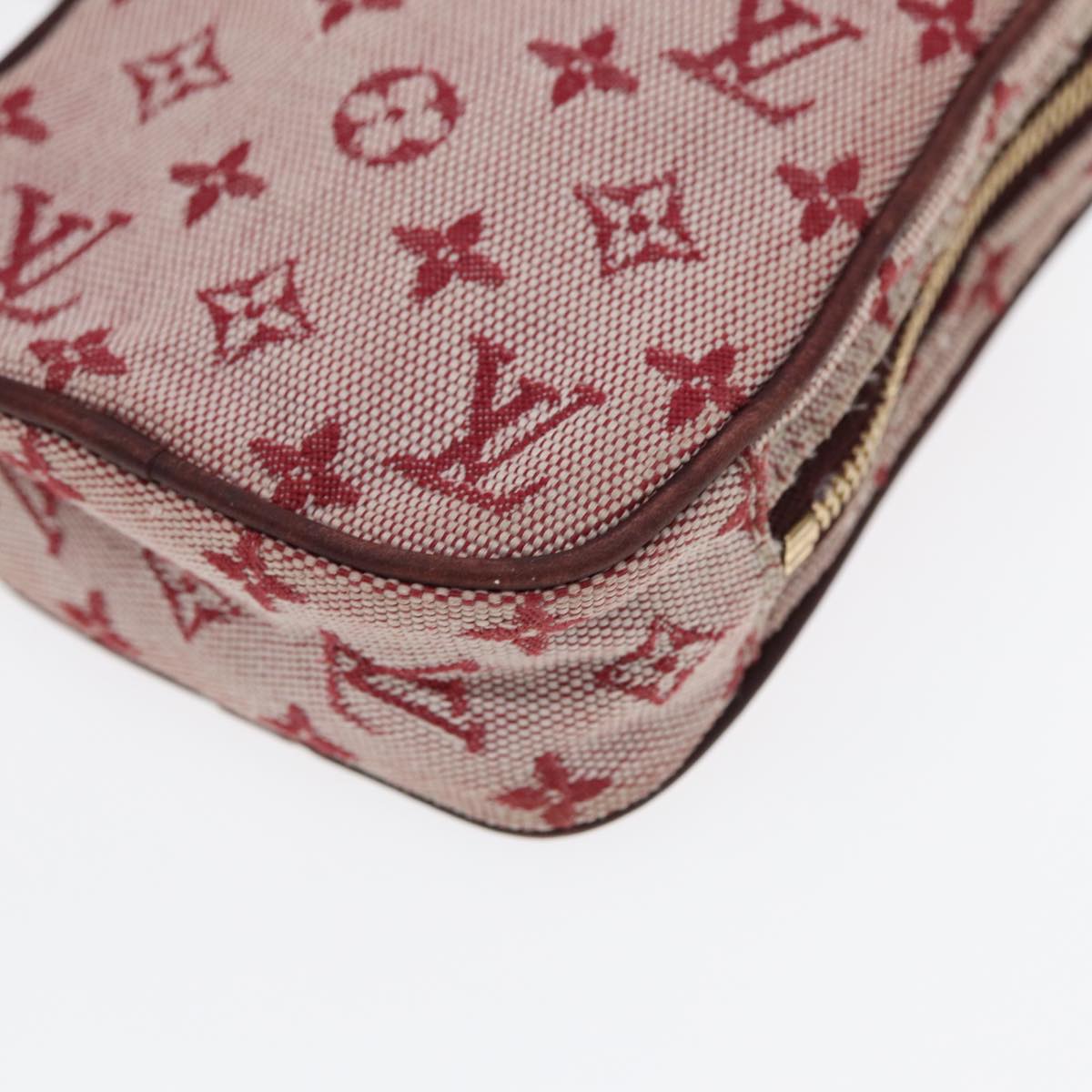 LOUIS VUITTON Monogram Mini Usu Digital Pouch Red M60001 LV 89538