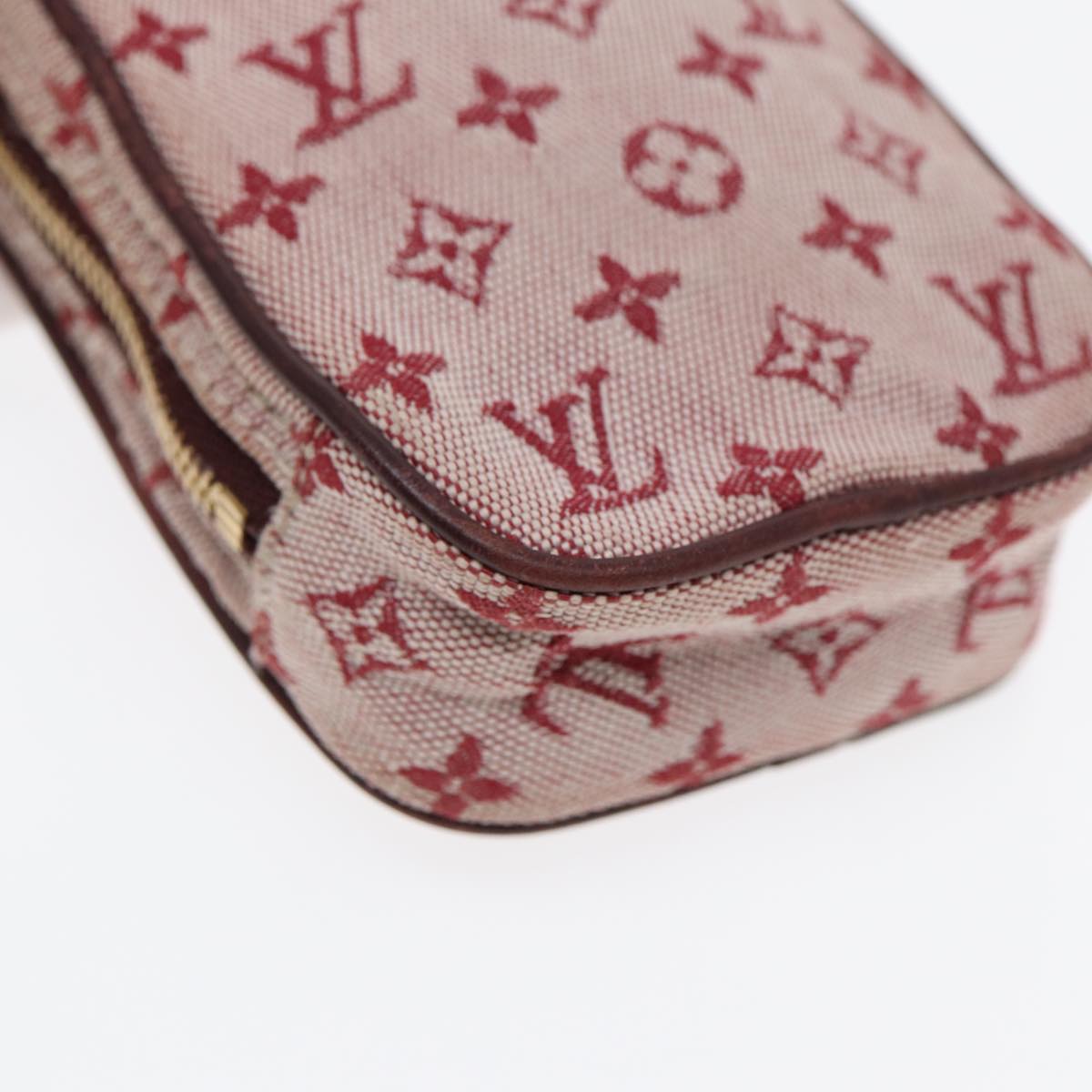 LOUIS VUITTON Monogram Mini Usu Digital Pouch Red M60001 LV 89538