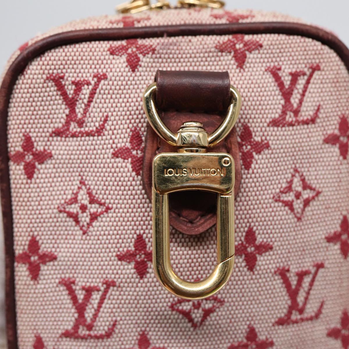 LOUIS VUITTON Monogram Mini Usu Digital Pouch Red M60001 LV 89538
