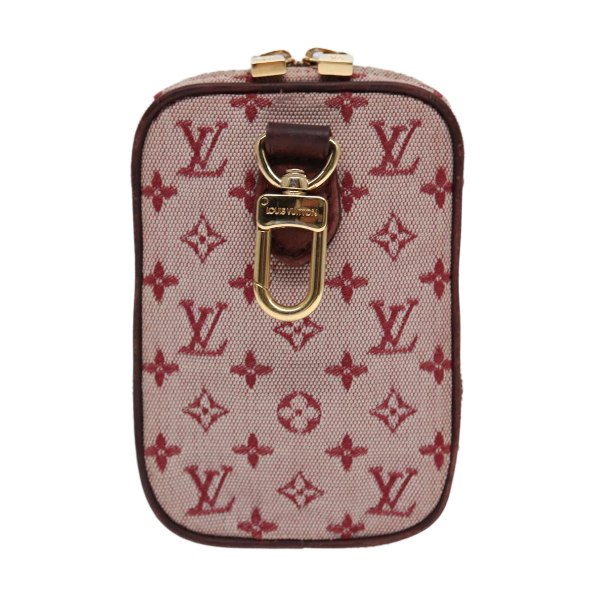 LOUIS VUITTON Monogram Mini Usu Digital Pouch Red M60001 LV 89538
