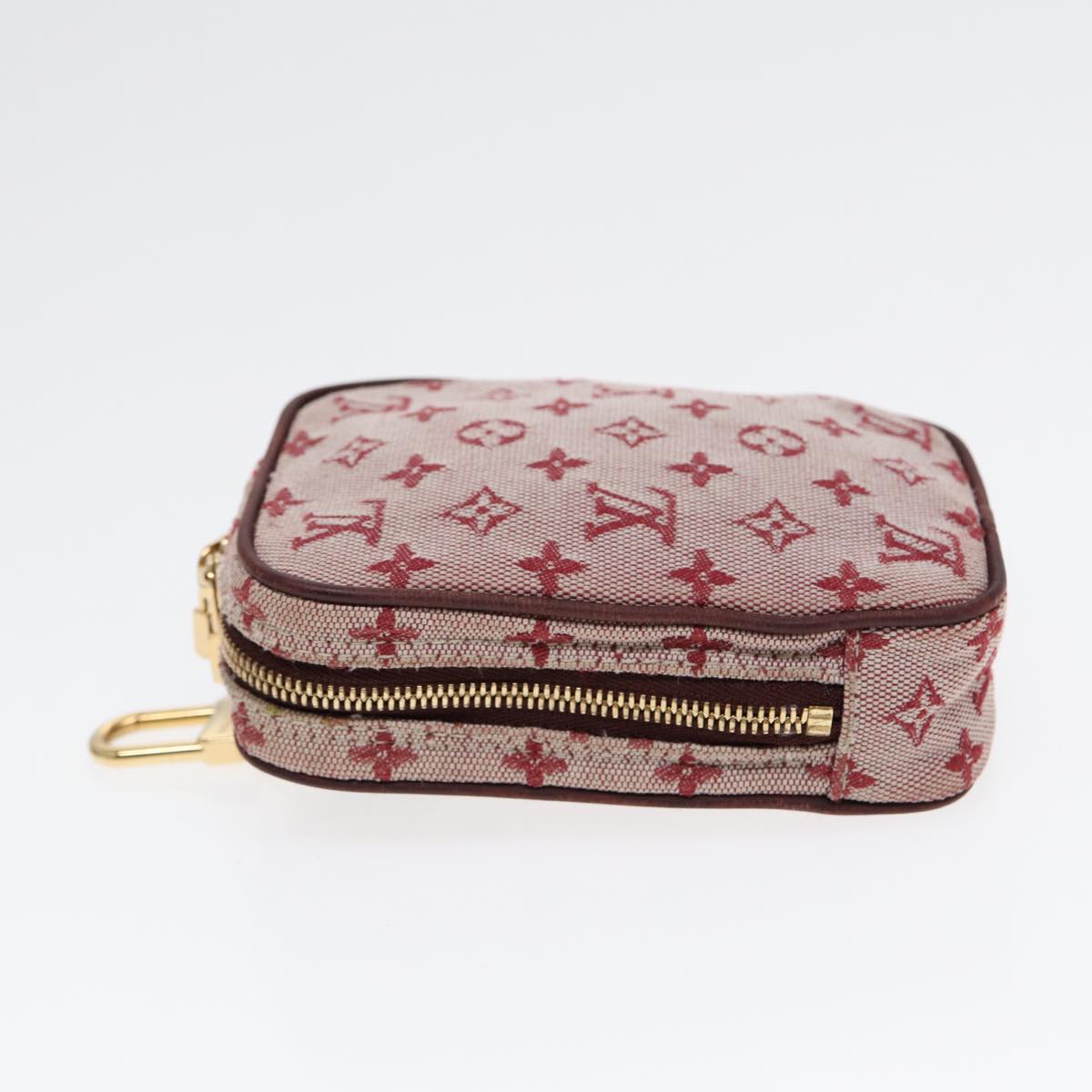 LOUIS VUITTON Monogram Mini Usu Digital Pouch Red M60001 LV 89538