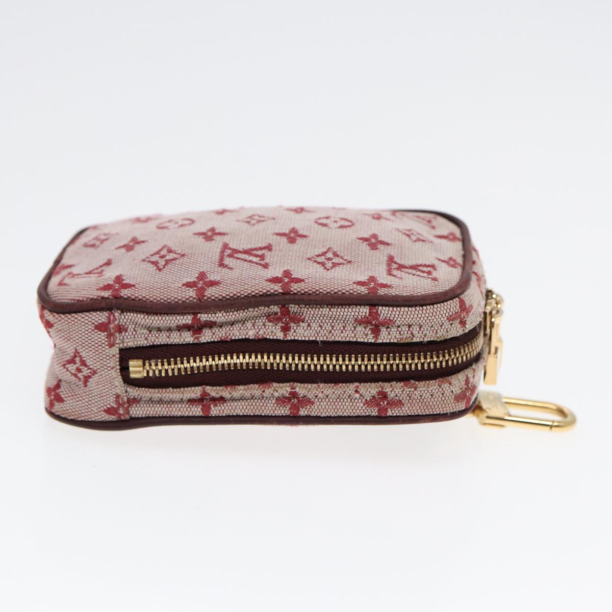 LOUIS VUITTON Monogram Mini Usu Digital Pouch Red M60001 LV 89538