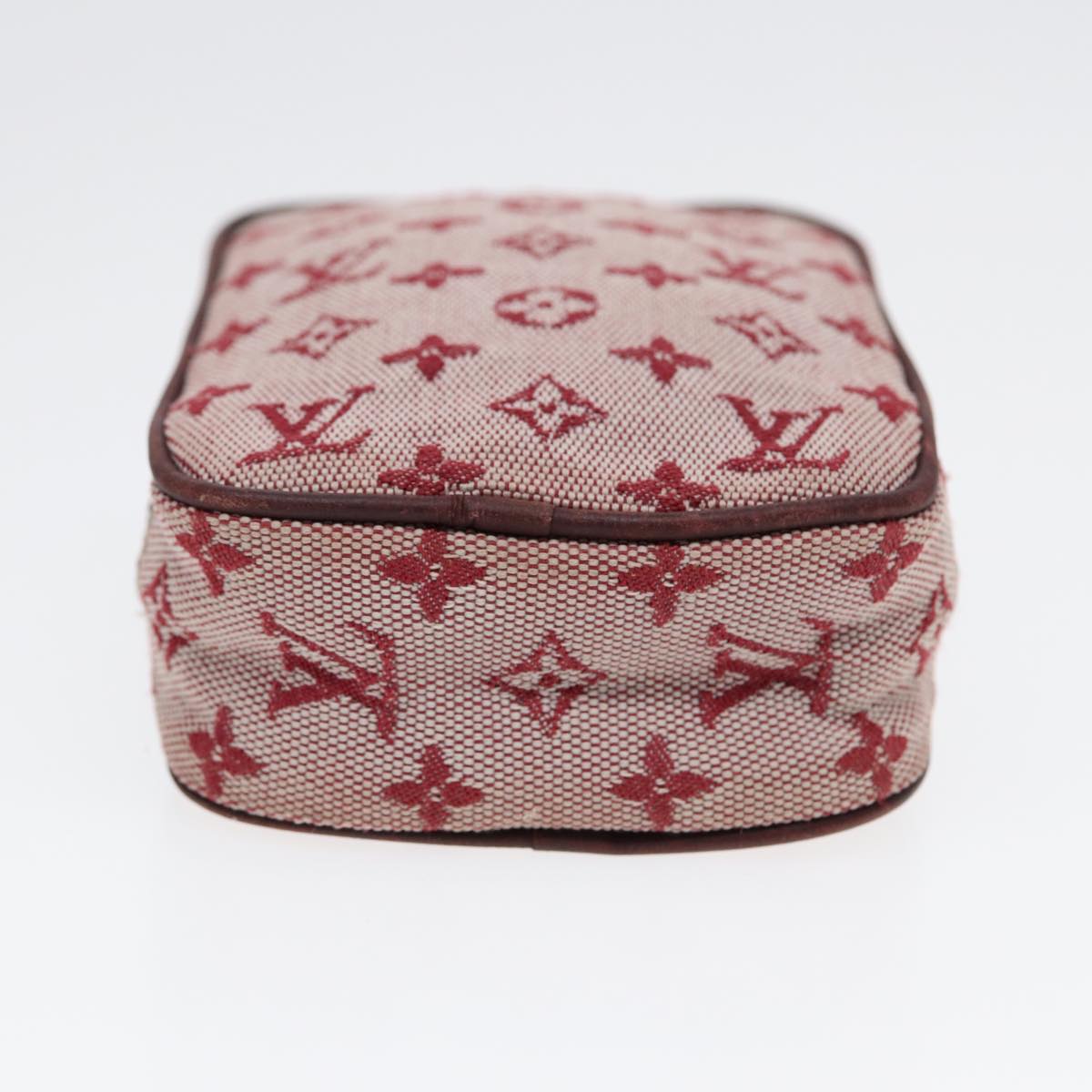 LOUIS VUITTON Monogram Mini Usu Digital Pouch Red M60001 LV 89538