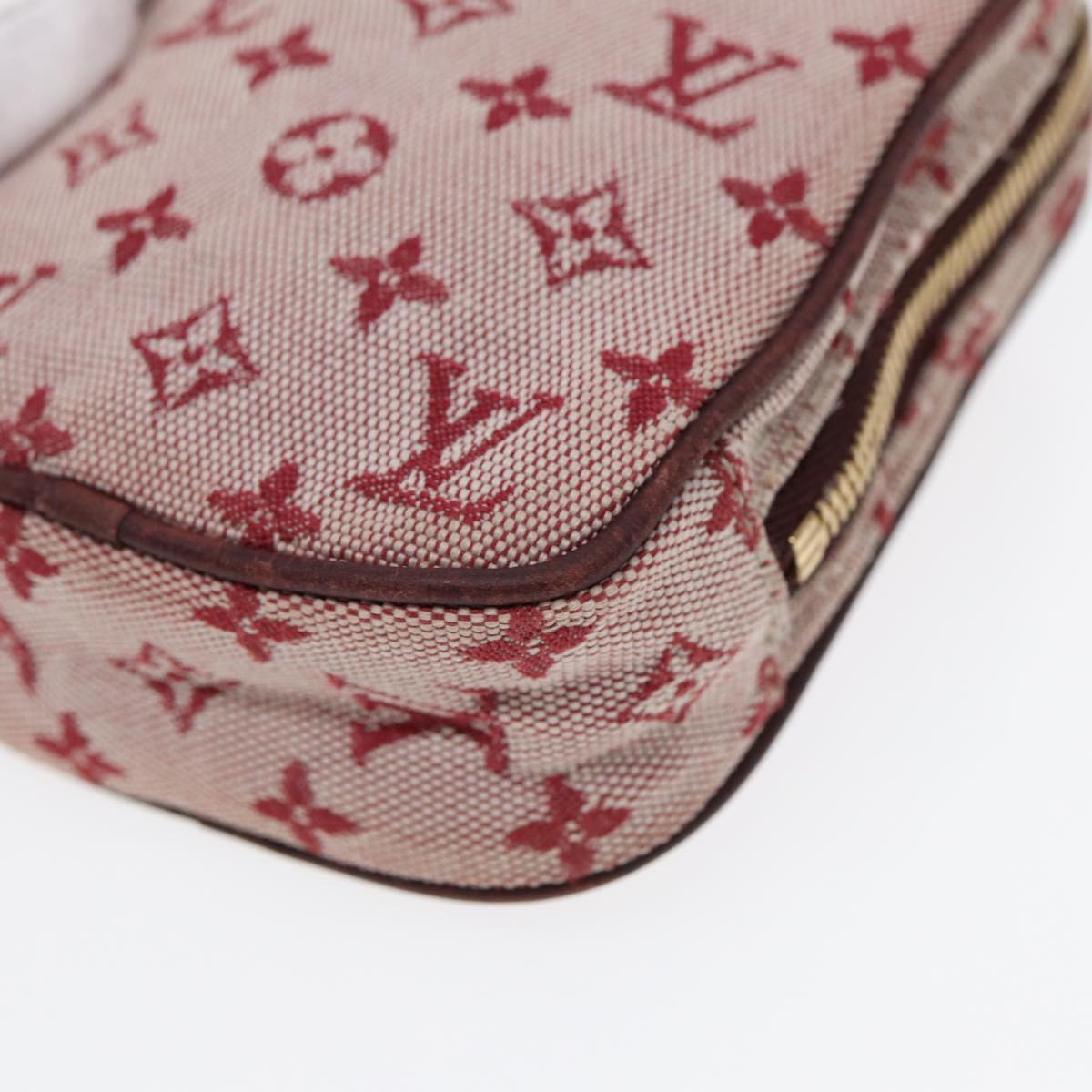 LOUIS VUITTON Monogram Mini Usu Digital Pouch Red M60001 LV 89538