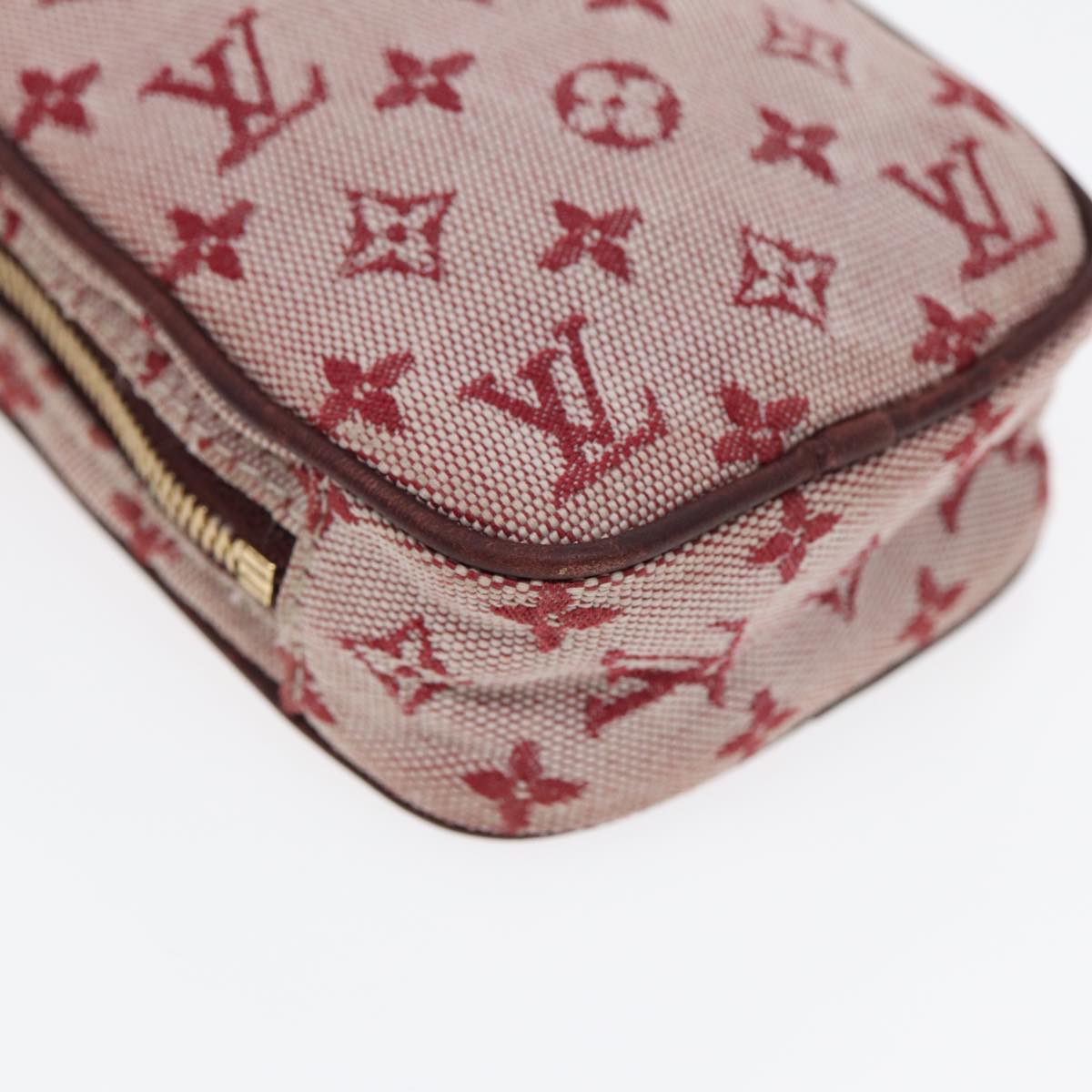 LOUIS VUITTON Monogram Mini Usu Digital Pouch Red M60001 LV 89538