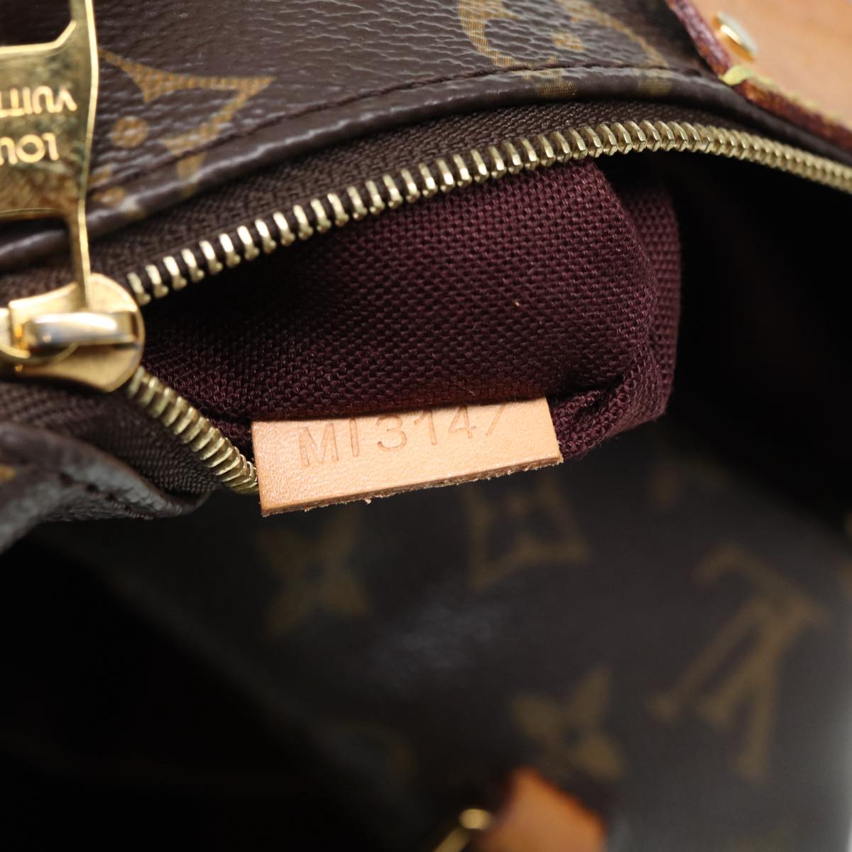 LOUIS VUITTON Monogram Jena PM Tote Bag M42268 LV 89542