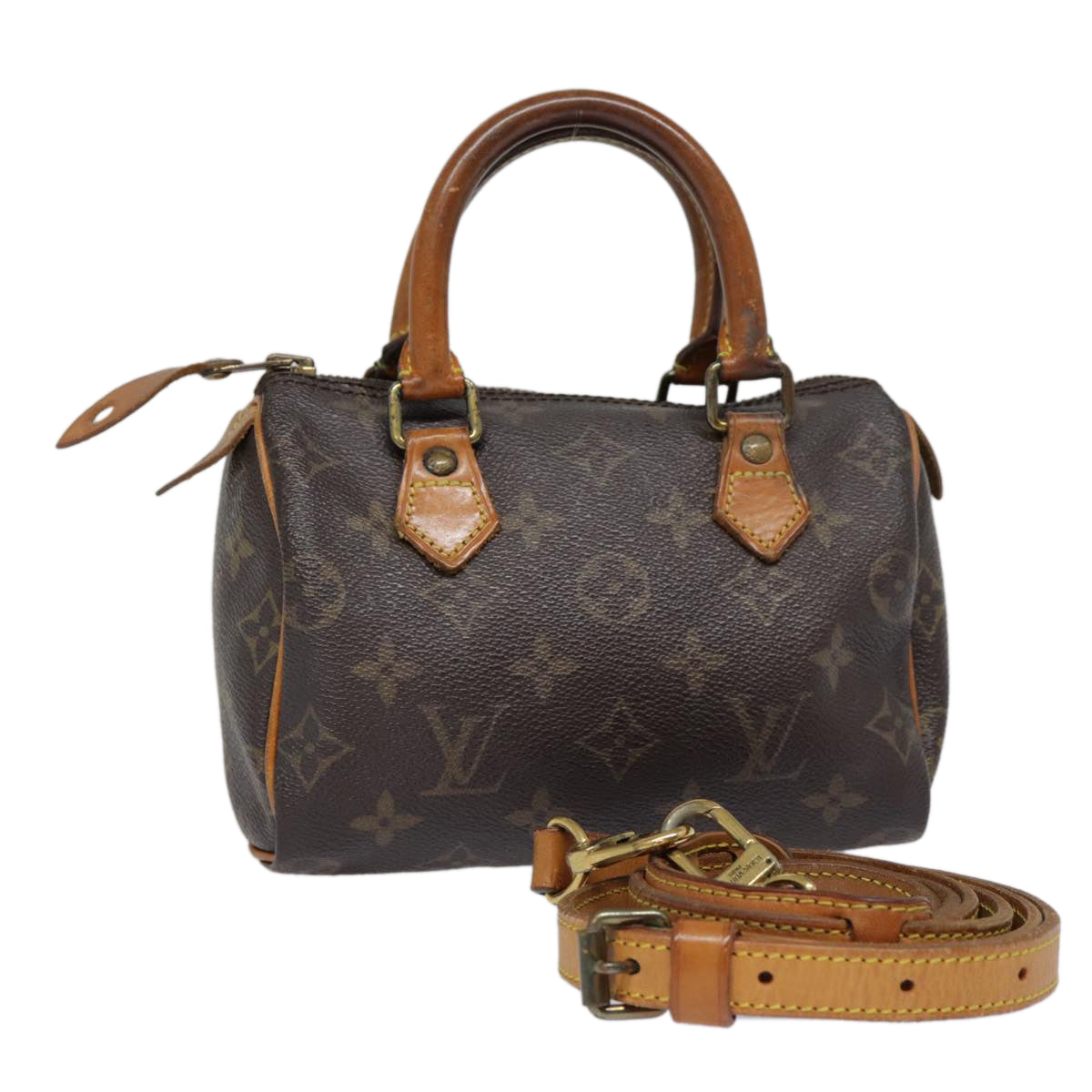 LOUIS VUITTON Monogram Mini Speedy Bandouliere Japon 88 Bag M99014 89548