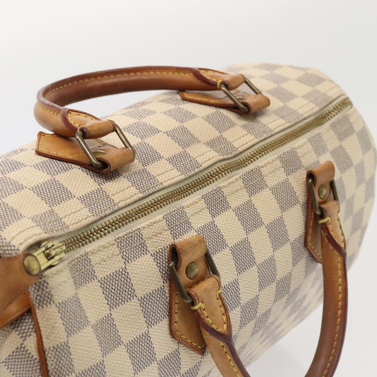 LOUIS VUITTON Damier Azur Speedy 30 Hand Bag N41533 LV 89549